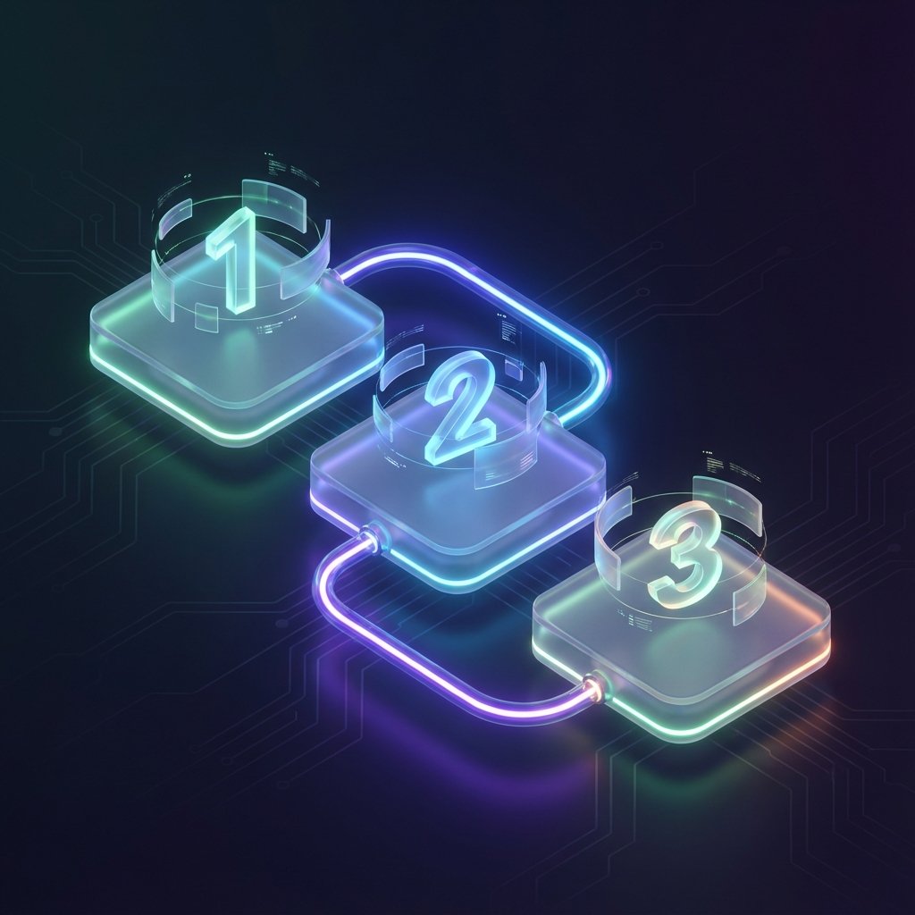 Diagram of automated workflow utilizing Python scripts and n8n nodes