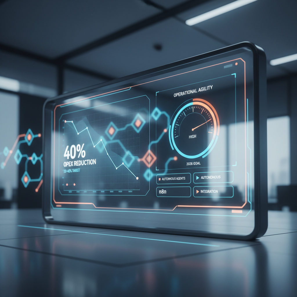 Proactive OpEx Reduction: Achieve 30-45% Operational Agility with n8n Autonomous Agents by 2026